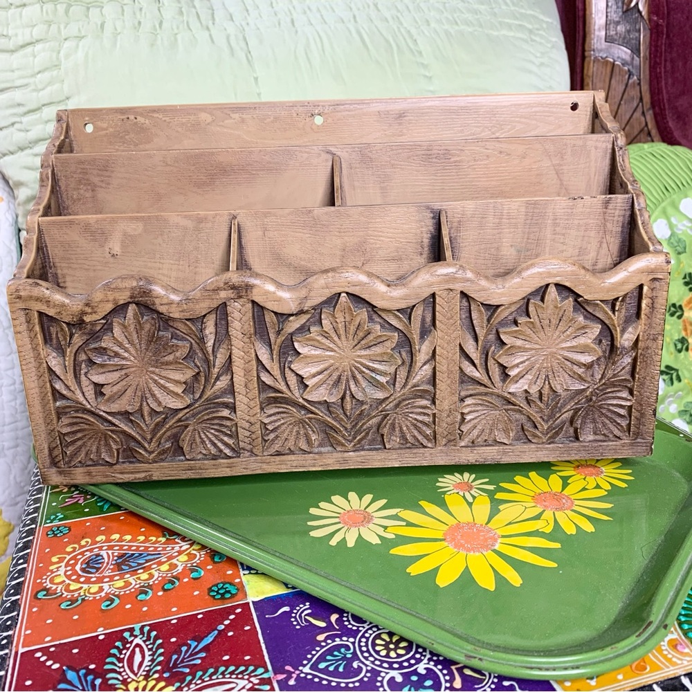 80s Lerner Melville Desk Organizer